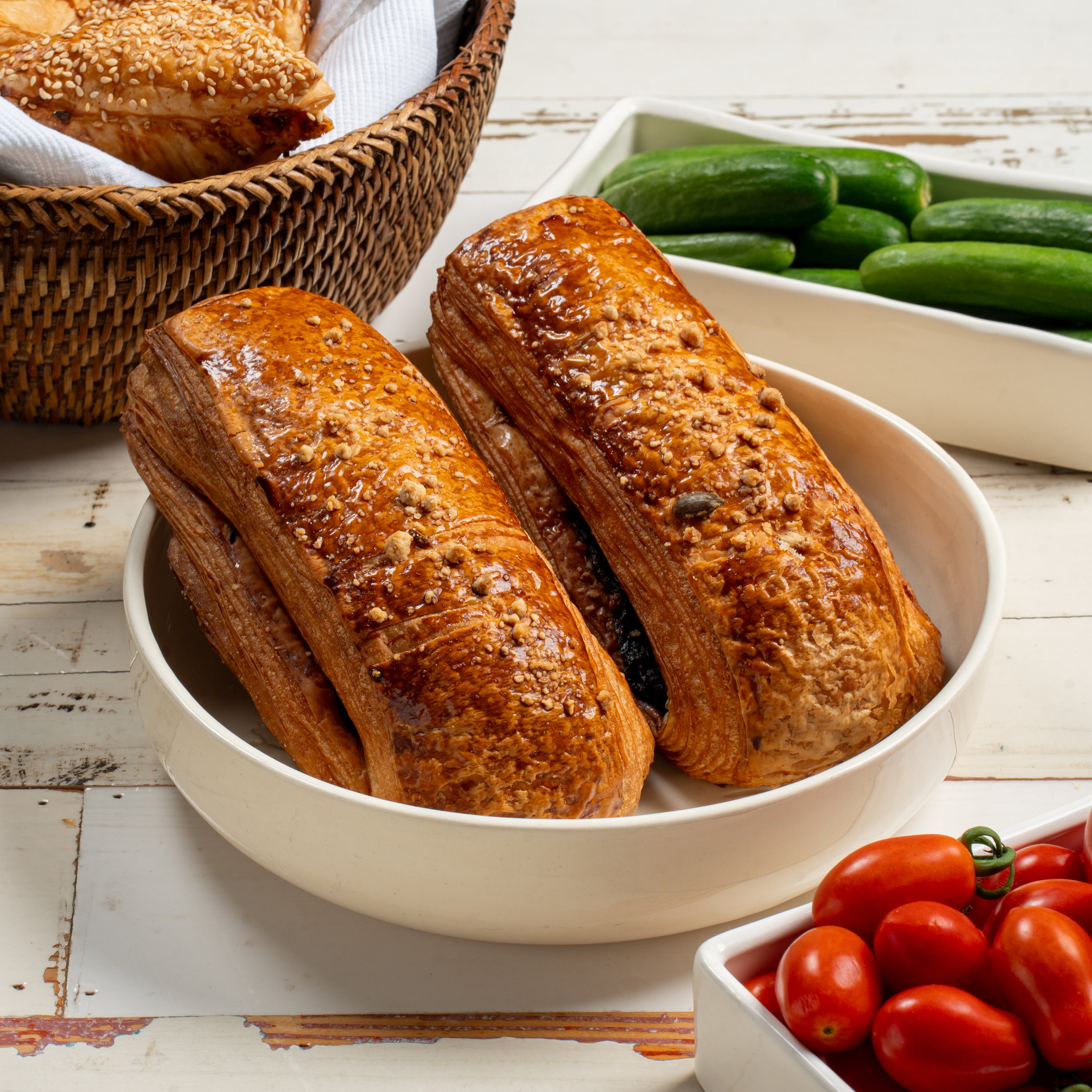 מאפה מנגולד וגבינה