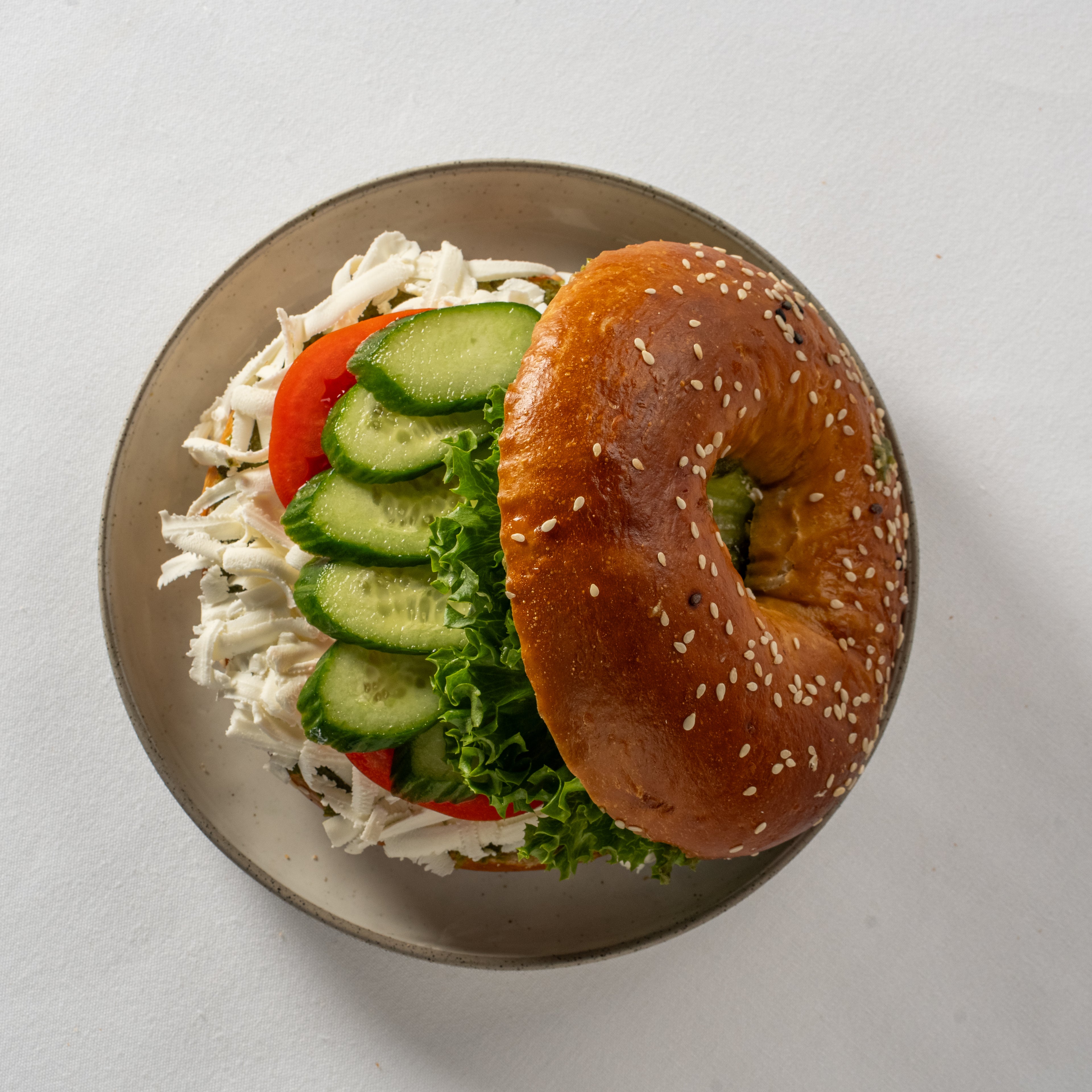 בייגל פטה פסטו