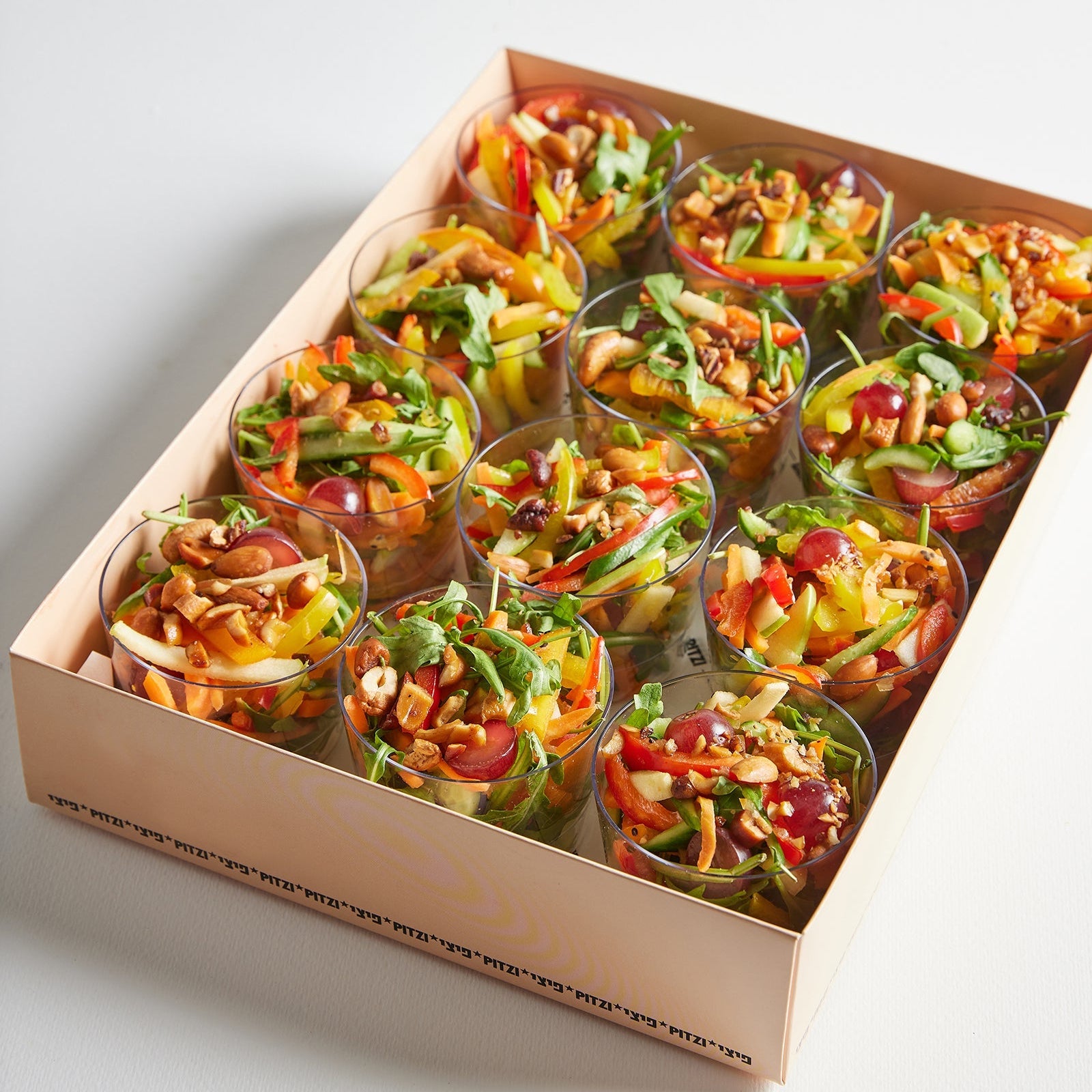 מגש כוסות סלט העונות