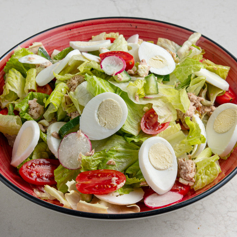 סלט טונה וביצה